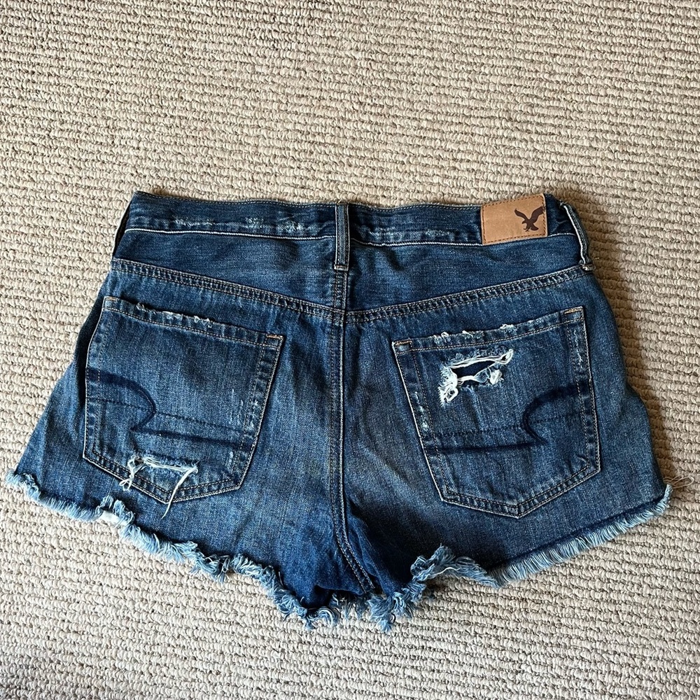 American Eagle vintage hi-rise festival denim shorts - Picture 2 of 4